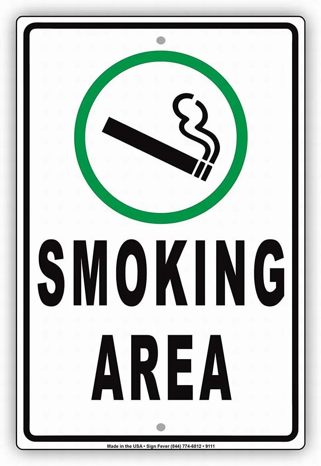 Vaping Store - Veiligheidsbord: Roken en vapesen toegestaan op