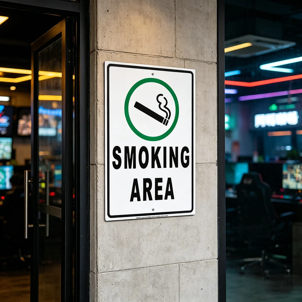 Veiligheidsbord: Roken en vape - Vaping Store recensie en prijs