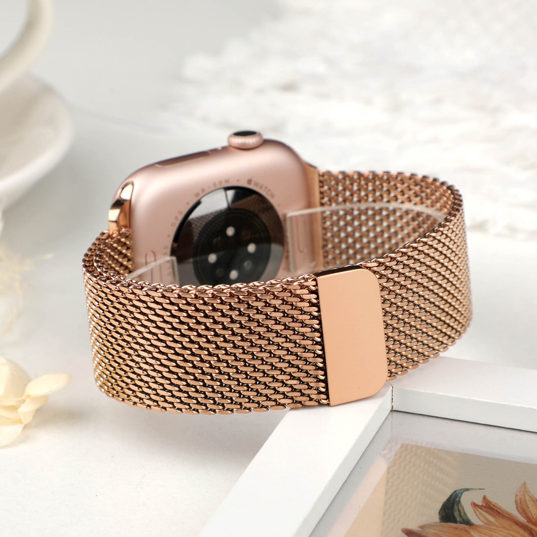 Dikke metalen band voor Apple  - Mesh Coil Strip recensie en prijs